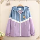 Cow Embroidered Over-sized Jacket
