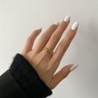 Alloy Chain Ring Gold - One Size