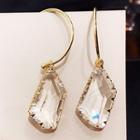 Crystal Drop Earring 1 Pair - As Shown In Figure - One Size