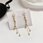 Alloy Fringed Earring 1 Pair - Earrings - Gold - One Size