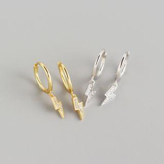 Bolt Hoop Earring