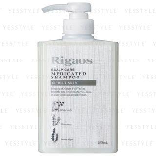 Rigaos - Men Medicated Scalp Care Shampoo (for Oily Skin) 450ml