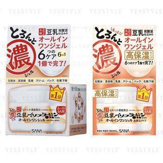 Sana - Soy Milk 6 In 1 Moisture Gel Cream 100g - 3 Types