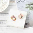 Acetate Rectangle Earring 1 Pair - One Size