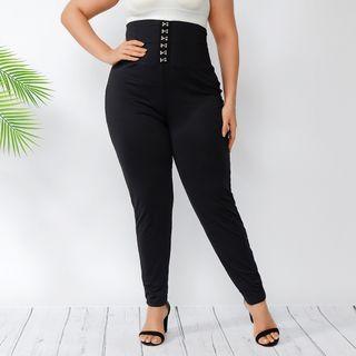 Plus Size High Waist Skinny Pants