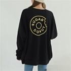 Donut Print Oversize Sweatshirt