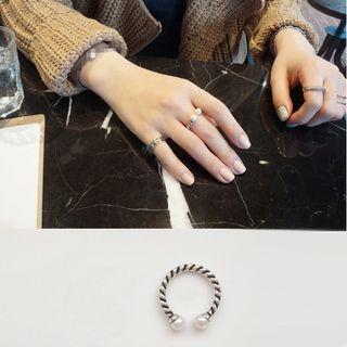 Twist Ring Argyle - Black & Pink & Pink - One Size