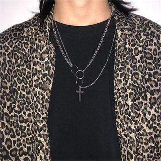 Cross Necklace Silver - One Size