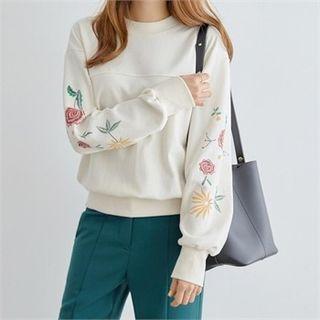 Flower-pattern Top