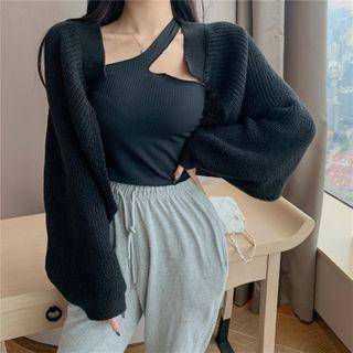 Cardigan / One Shoulder Top