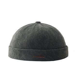 Embroidered Whale Brimless Hat