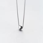 925 Sterling Silver Heart Sterling Silver Necklace