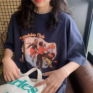 Elbow Sleeve Graphic Tee