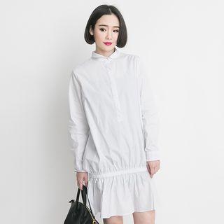 Round Collar Shirtdress