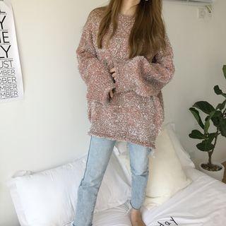 Glittered Oversized Sweater