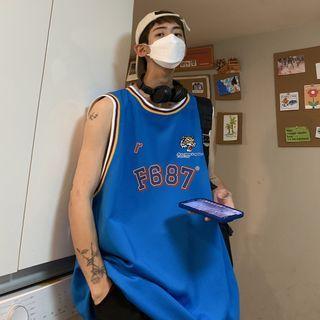 Numbering Oversized Tank Top