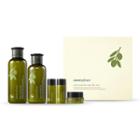 Innisfree - Olive Real Skin Care Ex. Set: Skin 200ml + 15ml + Lotion 160ml + 15ml + Power Cream 10ml 5pcs