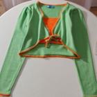 Mock Two-piece Cardigan Green - One Size