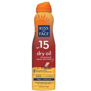 Kiss My Face - Dry Oil Continuous Spray Spf 15 6 Oz 6oz / 177ml