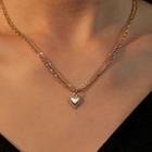 Heart Necklace 01kc-dz-277 - Gold - One Size