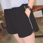 Elastic Waist Chiffon Short