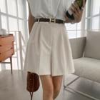 Pleated Wide Dress Shorts