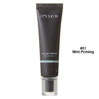 Its Skin - Life Color All Set Primer Spf25 Pa++ 30ml (2 Colors) #01 Mint Priming