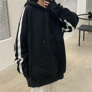 Two-tone Striped Hoodie