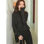 Tall Size Warm-tech Turtle-neck T-shirt