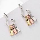 925 Sterling Silver Fish Fringed Earring