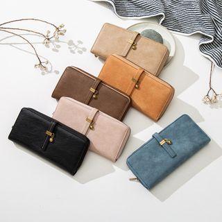Beaded Zip Long Wallet