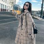 Single Breasted Woolen Trench Coat