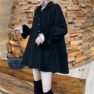 Woolen Poncho / Long-sleeve Blouse