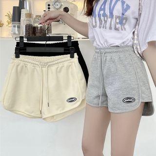 Logo High Waist Shorts