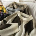 Argyle Loose-fit Knit Sweater