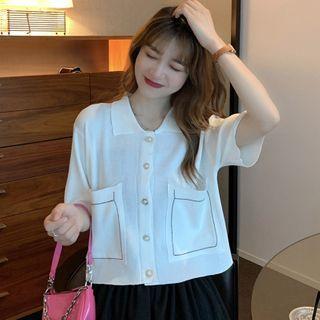 Short-sleeve Knit Jacket