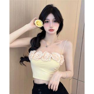 Floral Accent Camisole Top