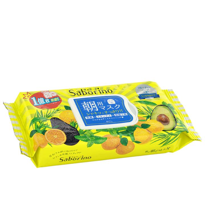 Bcl - Saborino Morning Mask (fruity Herbal) 32 Pcs