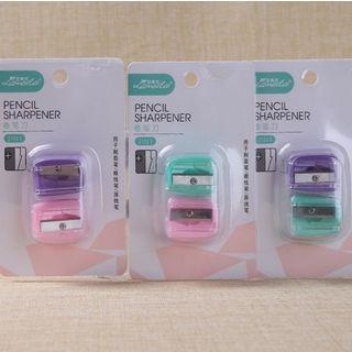 Set Of 2: Eyeliner Pencil Sharpener Random - One Size