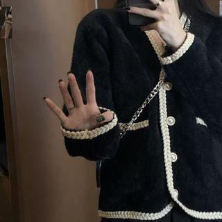 Braided Trim Jacket / A-line Skirt