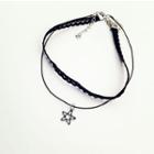 Set: Lace Choker + Star Pendant Necklace