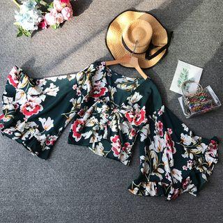 Chiffon Floral Print Jacket
