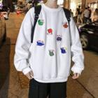 Cartoon Embroidery Sweatshirt