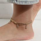 Chain Layered Anklet