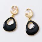 925 Sterling Silver Hollow Water Drop Earring 1 Pair - S925 Silver - One Size