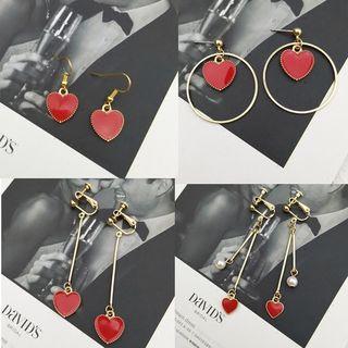 Heart Pendant Earring