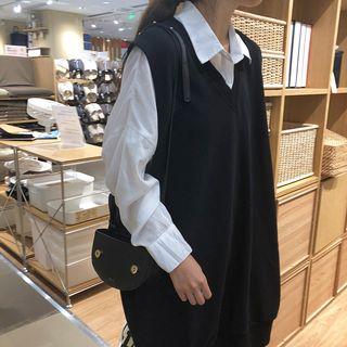 Shirtdress / Long Vest