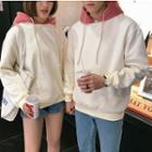 Couple Matching Color-block Hoodie