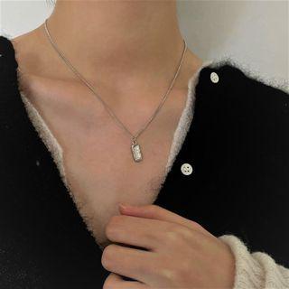 Pendant Sterling Silver Necklace 925 Sterling Silver - Necklace - Silver - One Size