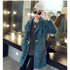 Plaid Toggle Coat